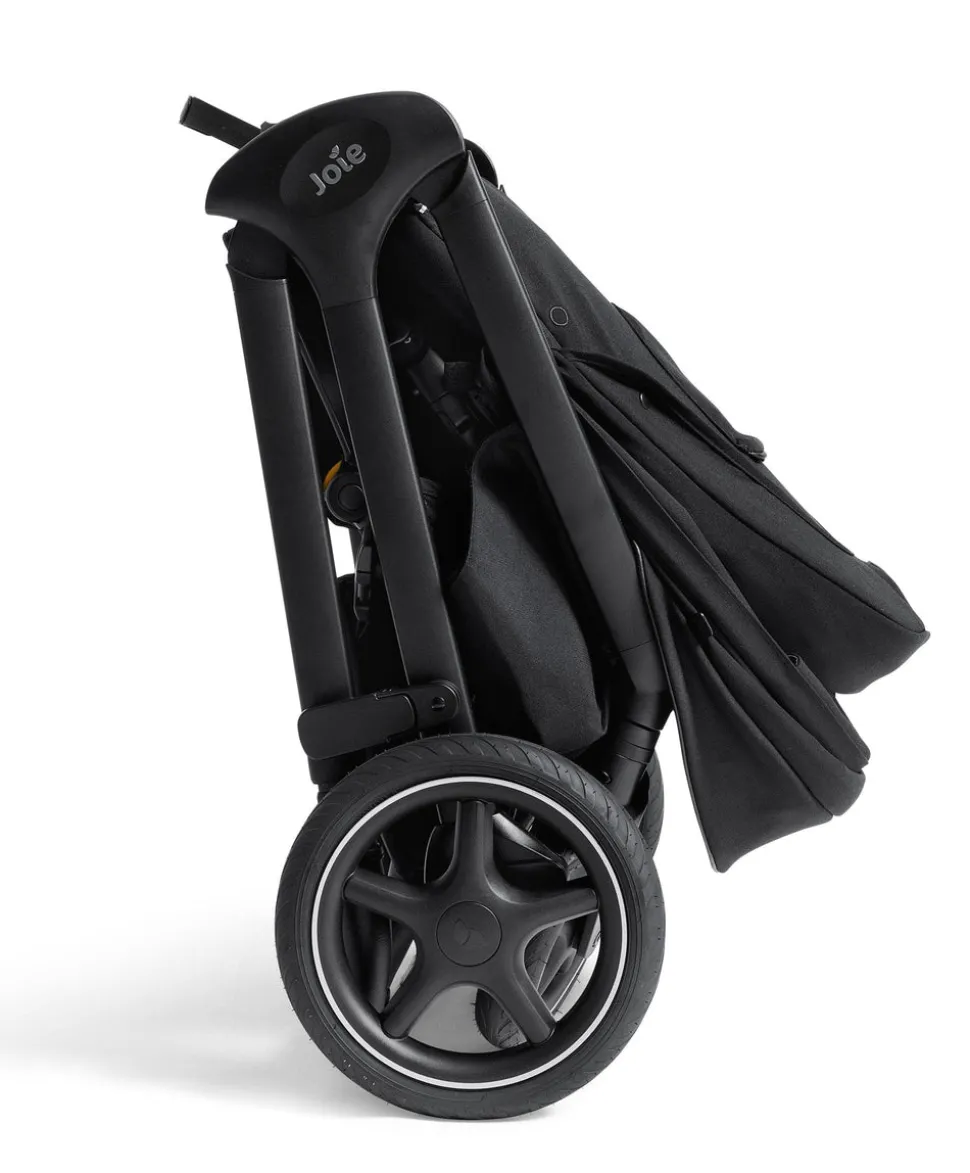 Joie finiti 4in1 Signature Pushchair & Joie Ramble XL Signature Carrycot Bundle- Eclipse
