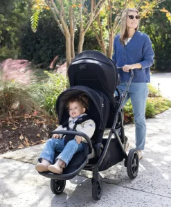 Joie Versiti Duo Signature Single To Double Pram & Signature Sibling Seat
