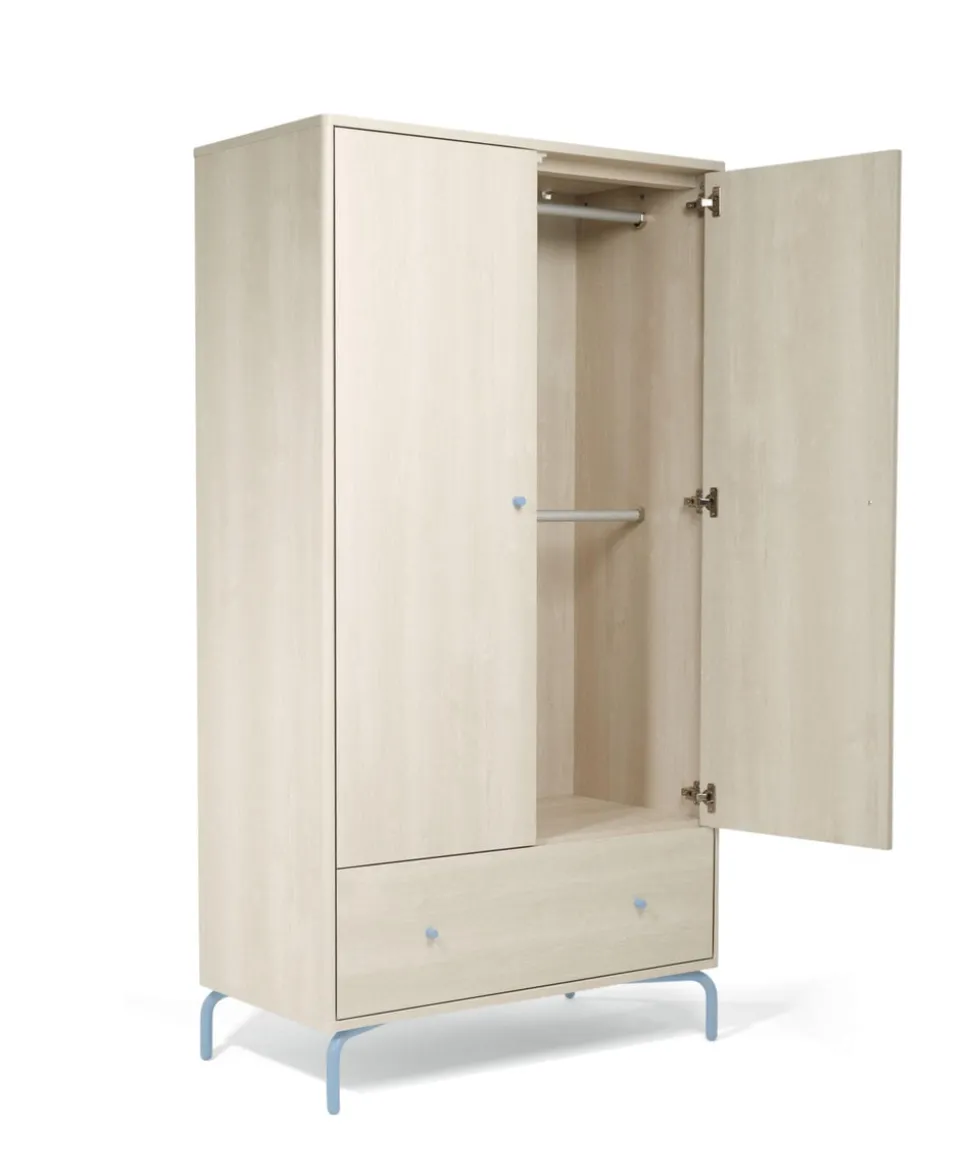Kinlay Wardrobe - Dusty Blue