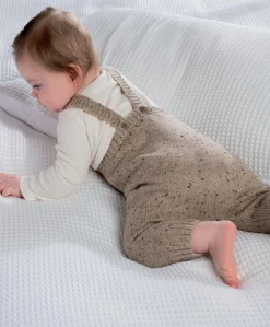 Knitted Bear Dungarees & Bodysuit Set (2 Pieces)