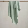 Knitted Blanket - Welcome to the World Seedling - Blue/Green