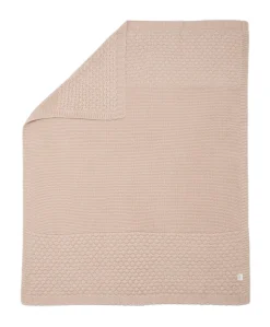 Knitted Blanket - Welcome to the World Seedling - Pink