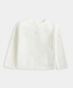 Knitted Cardigan & Leggings (2 Piece) - White