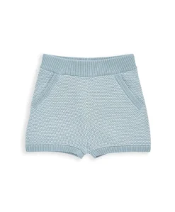 Knitted Polo and Short Outfit Set