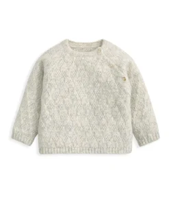 Knitted Top & Leggings Set (2 Pieces) – Grey Marl