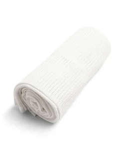 Large Cellular Blanket - White