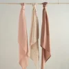 Large Muslin Cloths (3 Pack) - Welcome to the World Wildflower