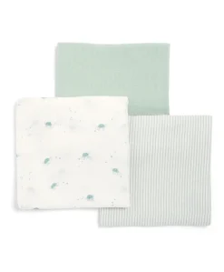 Large Turtle Muslin Cloths - 3 Pack