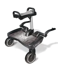 Lascal Black Maxi BuggyBoard® Plus Grey Saddle