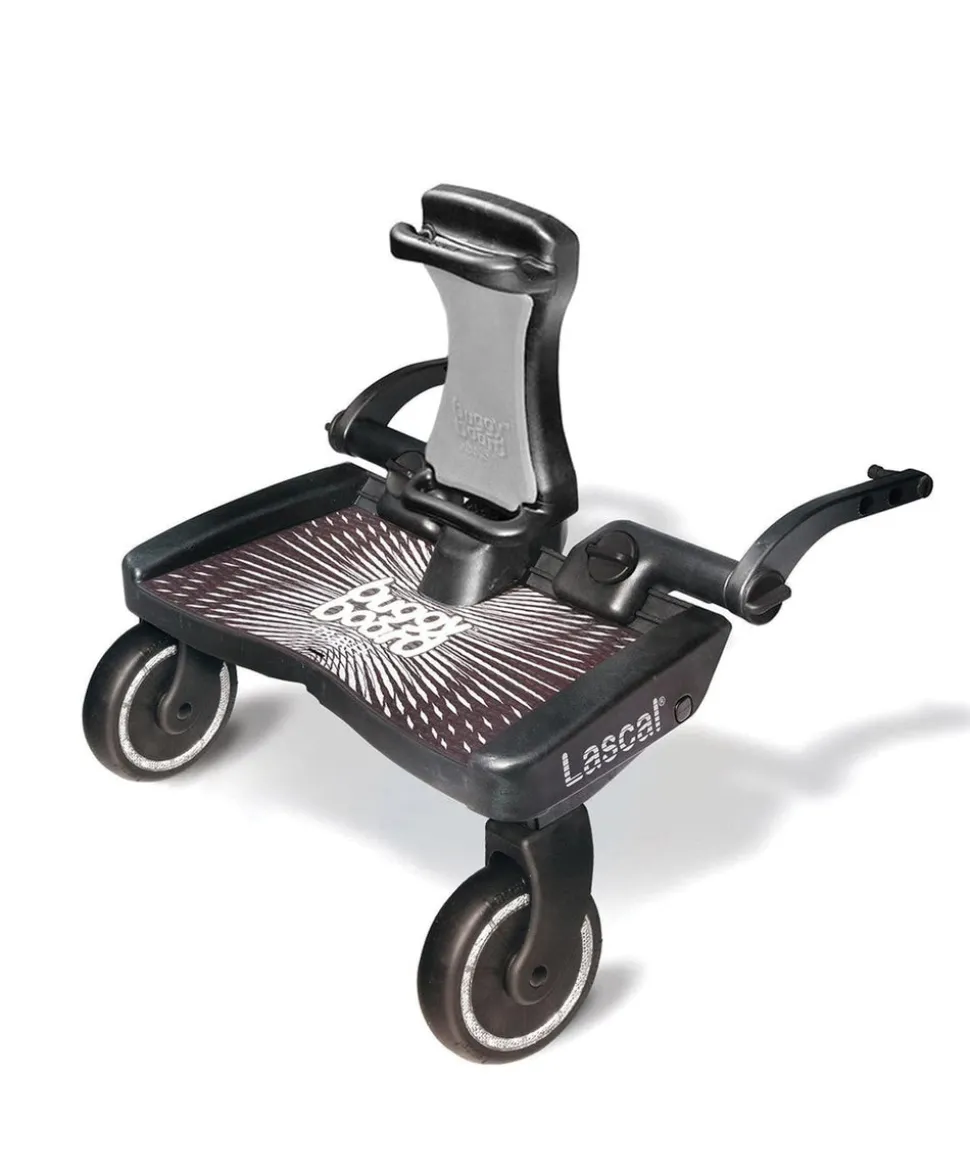 Lascal Black Maxi BuggyBoard® Plus Grey Saddle