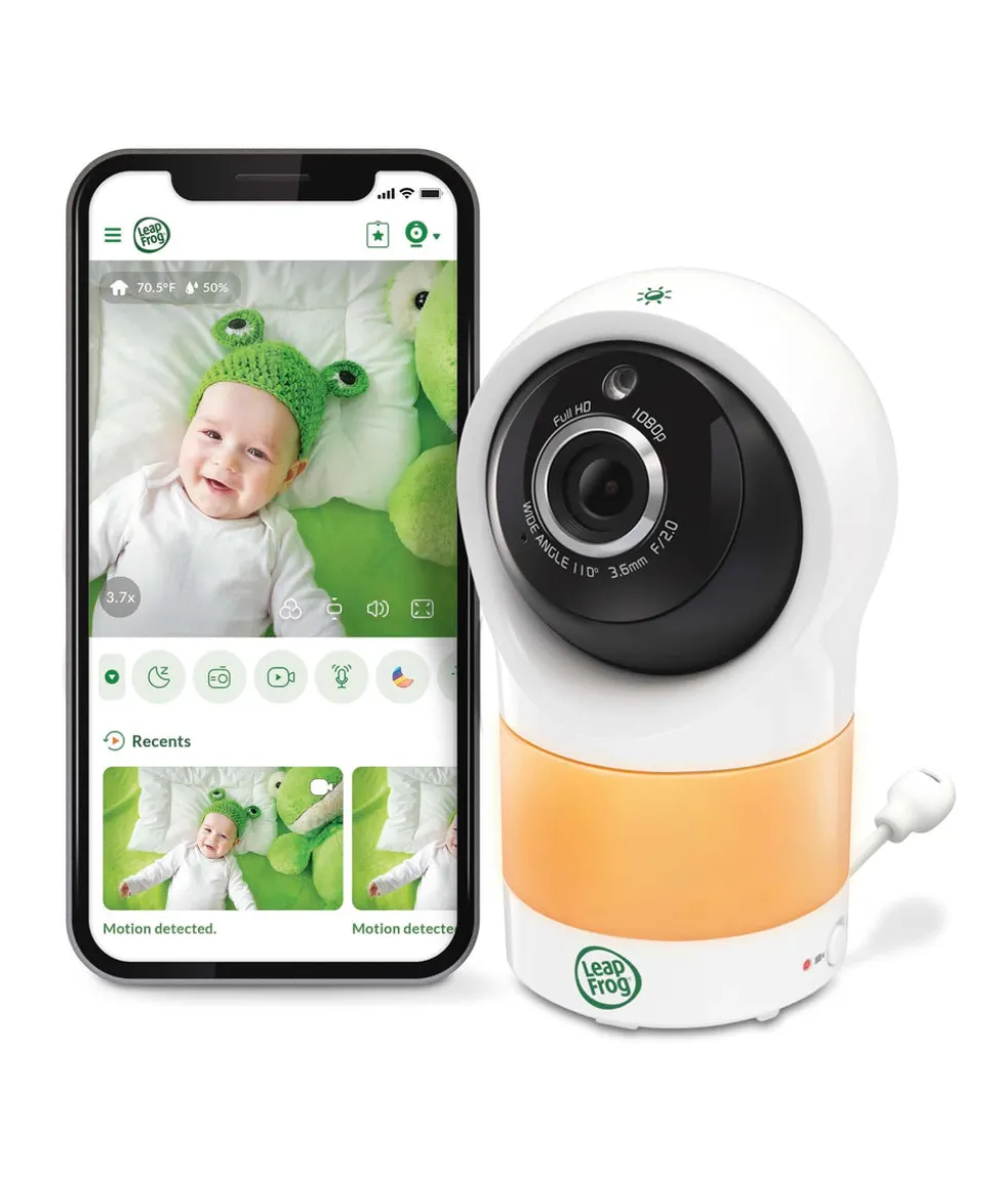 Leapfrog LF1911 HD Baby Monitor with Motorized Pan & Tilt Camera - White