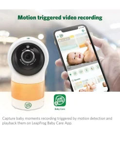 Leapfrog LF1911 HD Baby Monitor with Motorized Pan & Tilt Camera - White