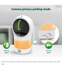 Leapfrog LF1911 HD Baby Monitor with Motorized Pan & Tilt Camera - White