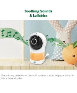 Leapfrog LF1911 HD Baby Monitor with Motorized Pan & Tilt Camera - White
