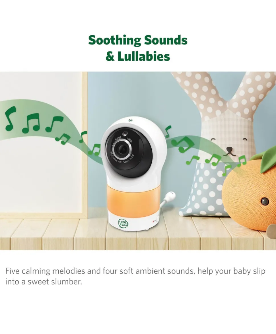 Leapfrog LF1911 HD Baby Monitor with Motorized Pan & Tilt Camera - White