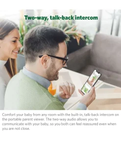Leapfrog LF1911 HD Baby Monitor with Motorized Pan & Tilt Camera - White