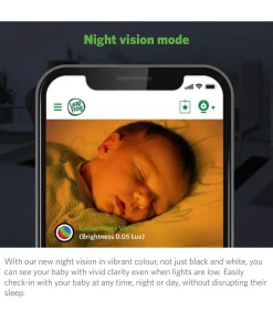Leapfrog LF1911 HD Baby Monitor with Motorized Pan & Tilt Camera - White