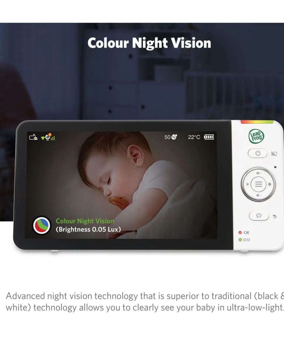 LeapFrog LF2936FHD 5.5 1080p Touch Screen Smart Baby Monitor