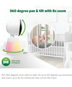 LeapFrog LF2936FHD 5.5 1080p Touch Screen Smart Baby Monitor