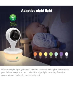 LeapFrog LF815HD 5' Smart Video Baby Monitor with Colour Night Vision - White