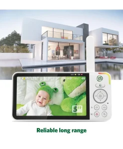 LeapFrog LF815HD 5' Smart Video Baby Monitor with Colour Night Vision - White