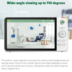 LeapFrog LF920HD 7' Video Baby Monitor with Colour Night Vision - White
