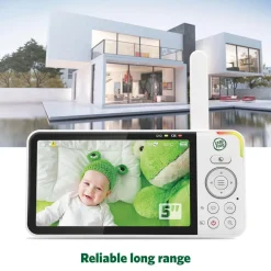 LeapFrog LF915HD 5" Video Baby Monitor with Colour Night Vision - White