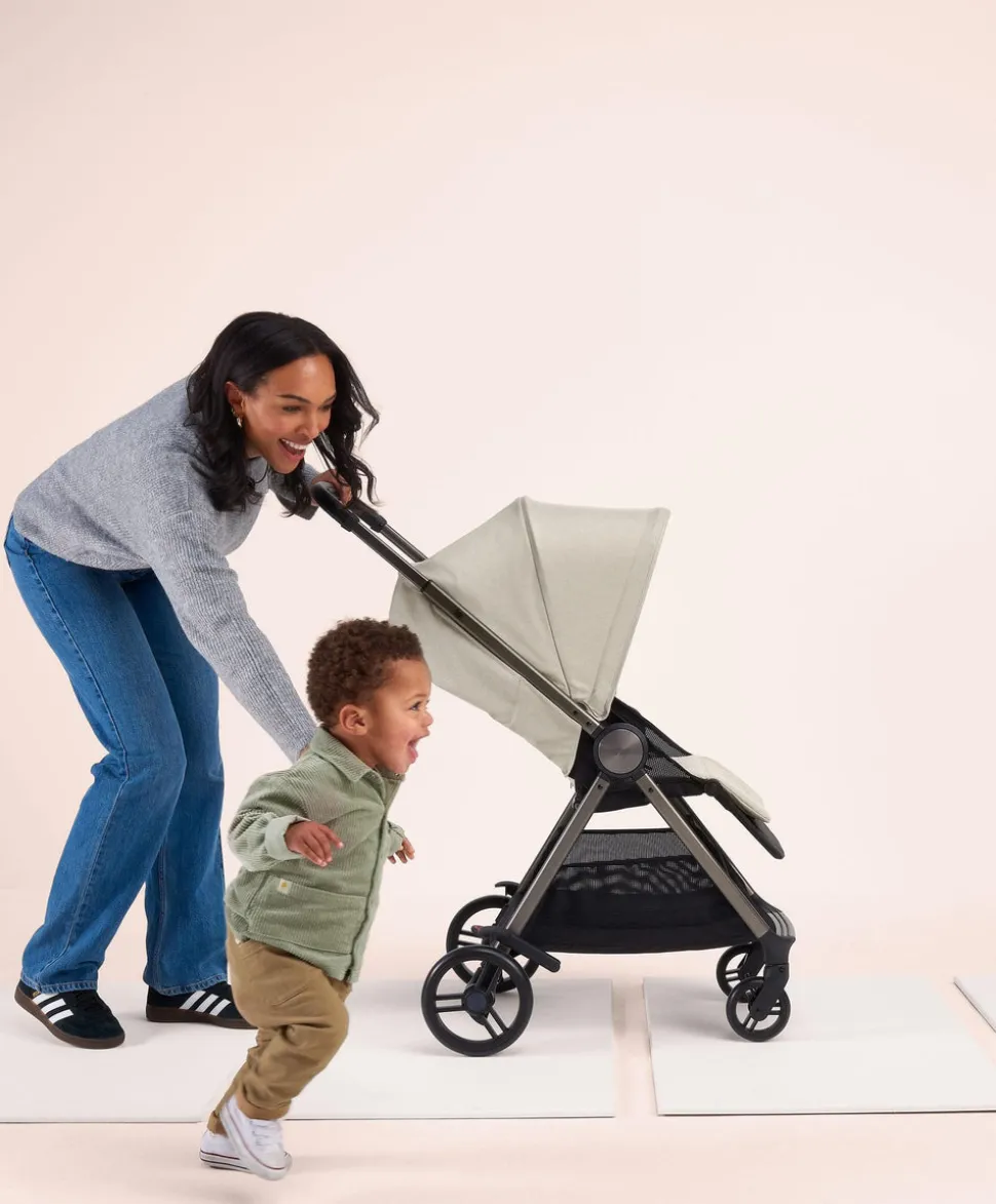 Libro Stroller Bundle with Quilted Memory Foam Liner (2 Piece)– Morell/Stone