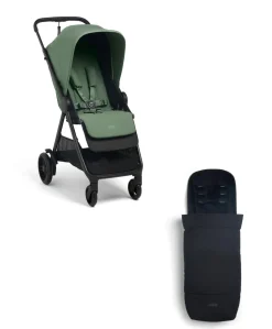 Libro Stroller Bundle with Footmuff – Bay Green