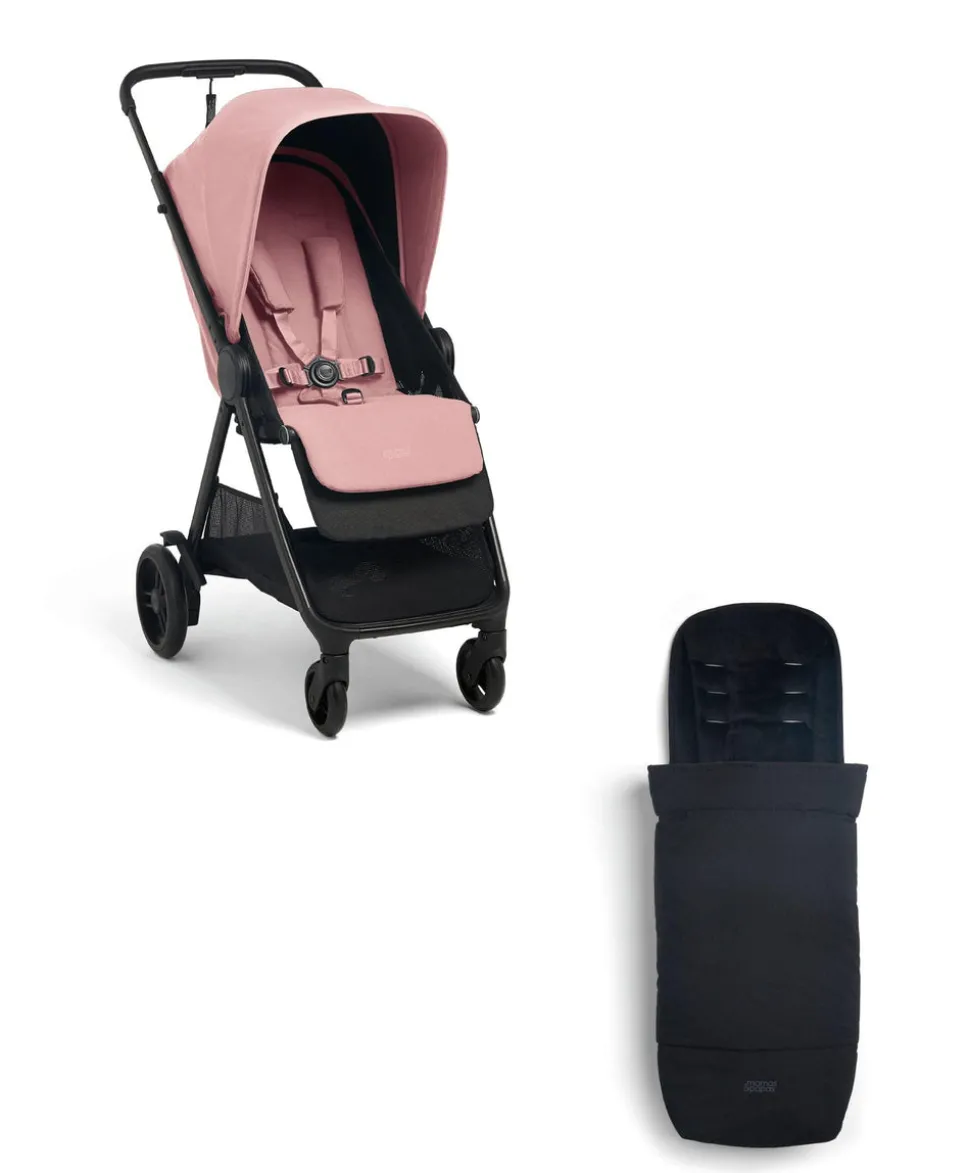 Libro Stroller Bundle with Footmuff – Peony
