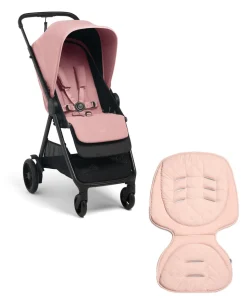 Libro Stroller Bundle with Quilted Memory Foam Liner (2 Piece)– Peony