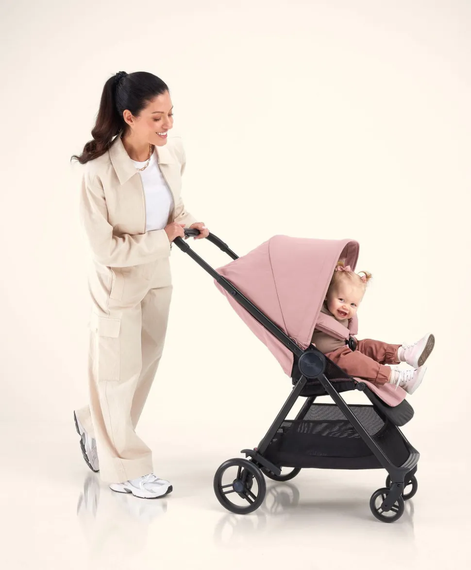 Libro Stroller Bundle with Quilted Memory Foam Liner (2 Piece)– Peony