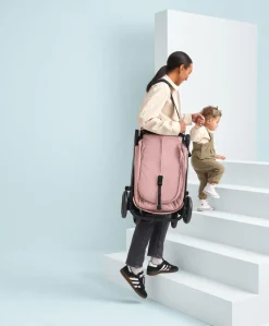 Libro Stroller Bundle with Quilted Memory Foam Liner (2 Piece)– Peony