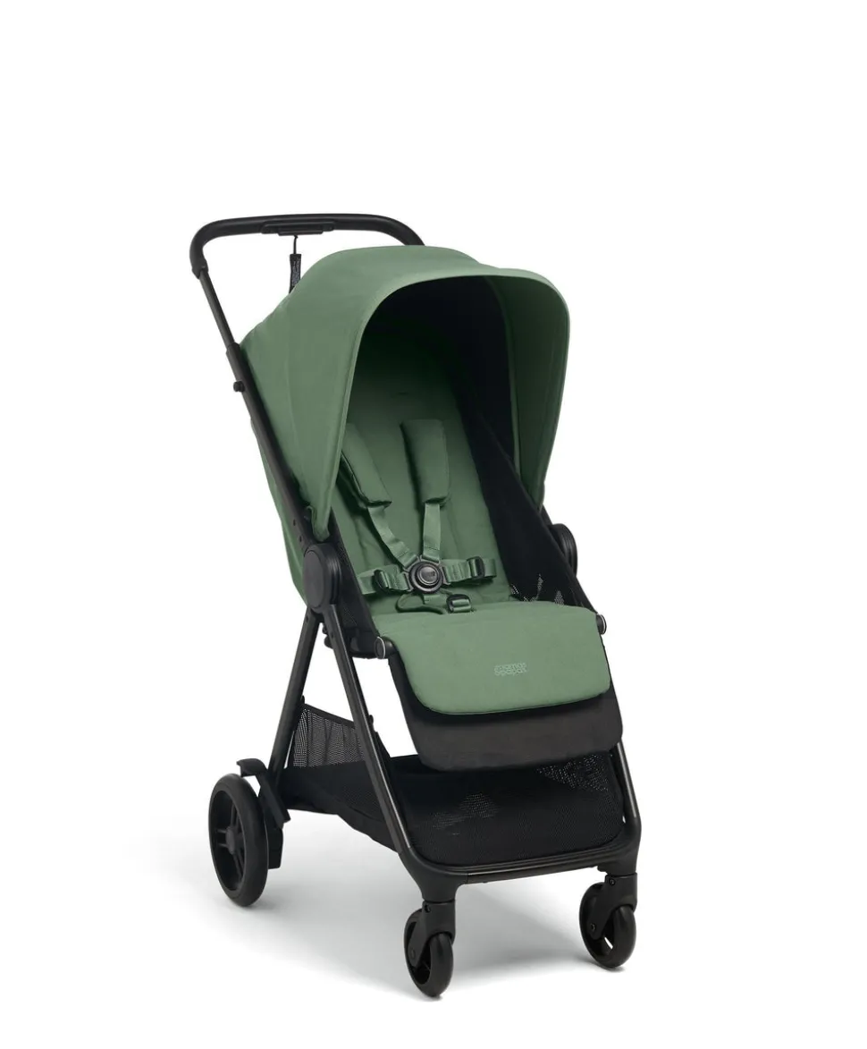 Libro Stroller Bundle with Quilted Memory Foam Liner (2 Piece)– Bay Green/Sage