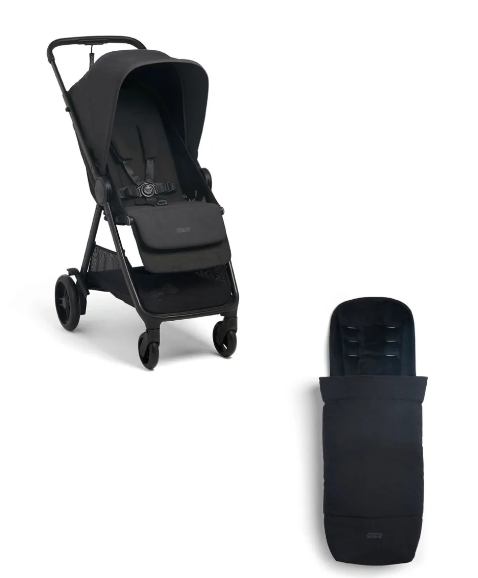 Libro Stroller Bundle with Footmuff - Liquorice