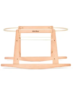 Little Green Sheep Knitted Moses Basket - Linen