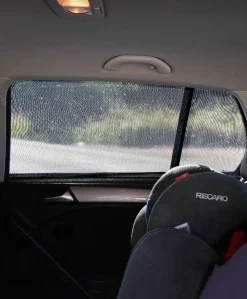 LittleLife Car Window Sunshade (Pack of 2) - Black