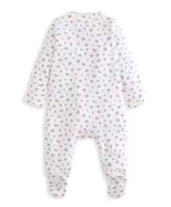 Long Sleeve Frill All in One - Ditsy Rose Print