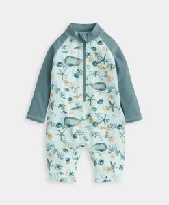 Long Sleeve Whale Print Rashsuit