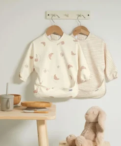 Long-sleeved Bibs (2 Pack) – Bonjour Bebe