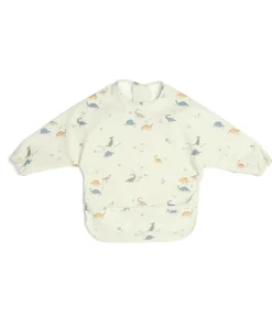 Long-sleeved Bibs (2 Pack) - Dino Stripe