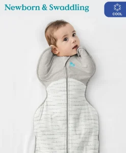 Love To Dream Swaddle Up™ Newborn/5-8.5lbs (2.5 Tog) - White Dreamer