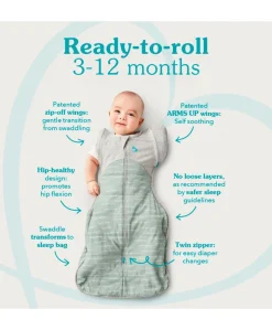 Love to Dream Swaddle Up™ Transition Bag Medium/13-19lbs (1.5 Tog) - Mini Cloud White
