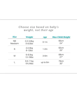 Love to Dream Swaddle Up™ Newborn/5-8.5lbs (1.5 Tog) - Mini Cloud White