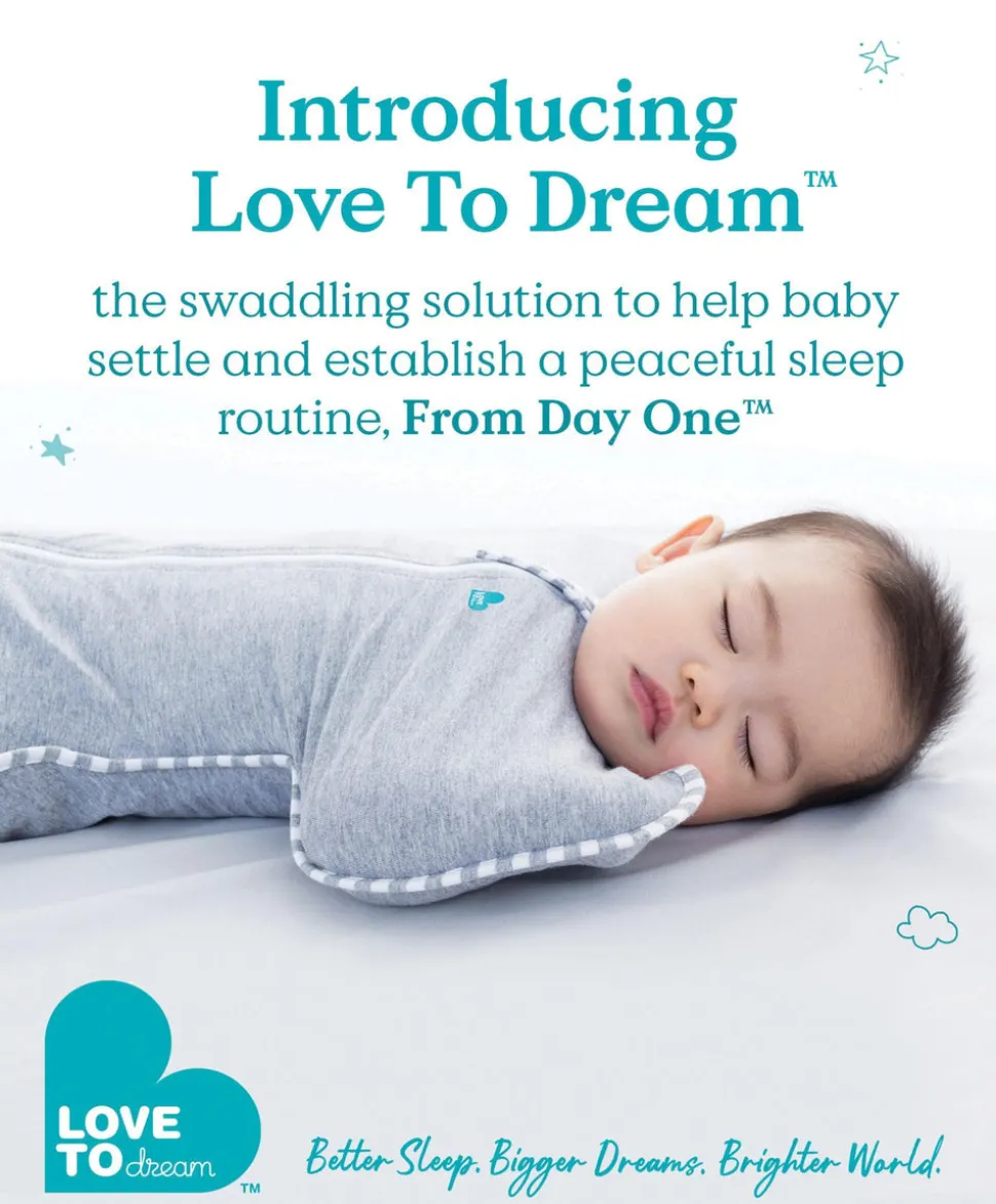 Love To Dream Swaddle Up™ Medium/13 - 19lbs (1.0 Tog) - Grey