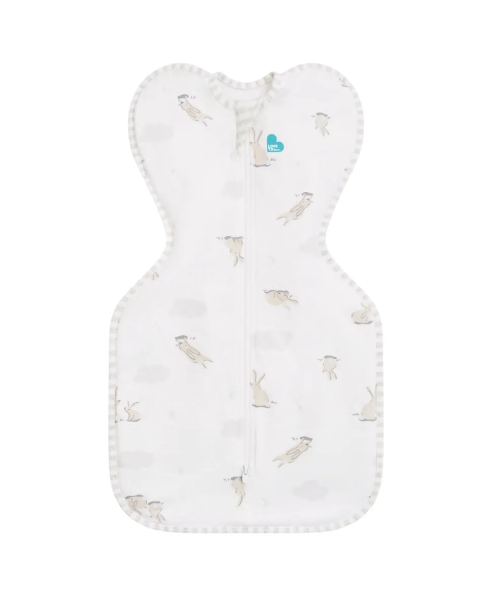 Love To Swaddle Up™ Small/8 - 13lbs (1.0 Tog) - Cloud Bunny