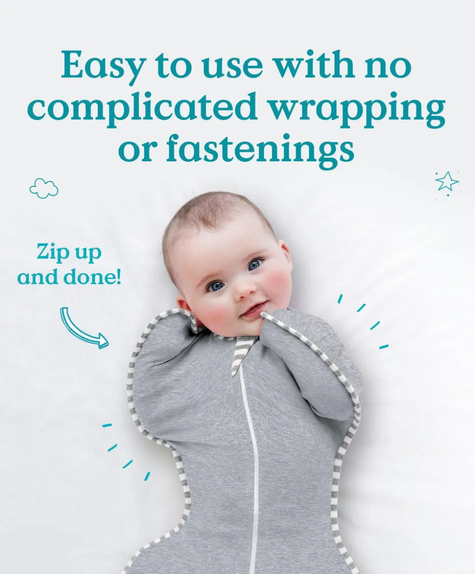 Love To Swaddle Up™ Small/8 - 13lbs (1.0 Tog) - Cloud Bunny