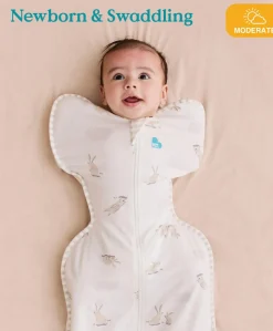 Love To Swaddle Up™ Small/8 - 13lbs (1.0 Tog) - Cloud Bunny