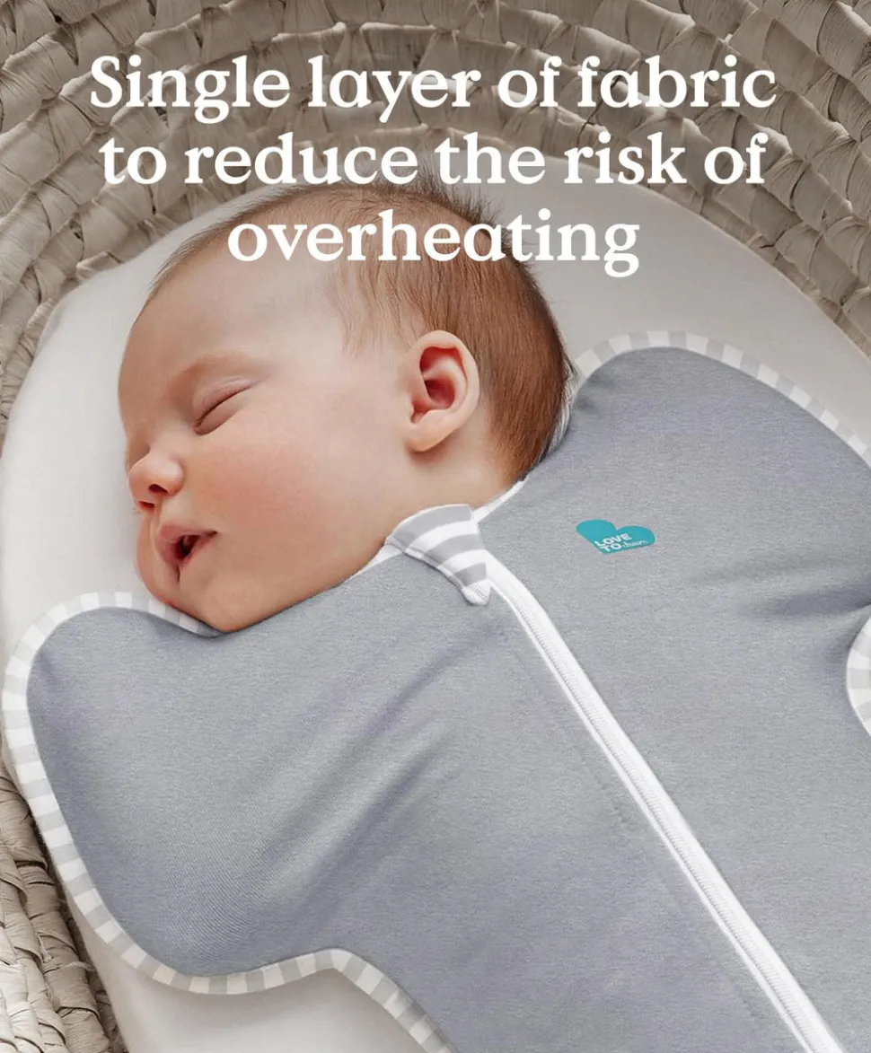 Love To Swaddle Up™ Small/8 - 13lbs (1.0 Tog) - Cloud Bunny
