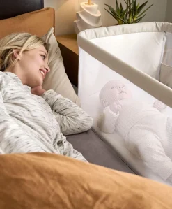Lua Bedside Crib - Fawn